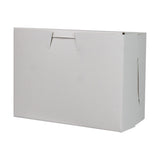 White/Kraft Interior - 1 Pc. Cake Box - 5-1/2 x 2-3/4 x 4"