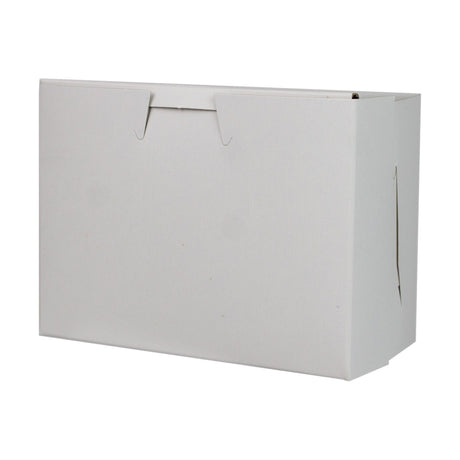 White/Kraft Interior - 1 Pc. Cake Box - 5-1/2 x 2-3/4 x 4"