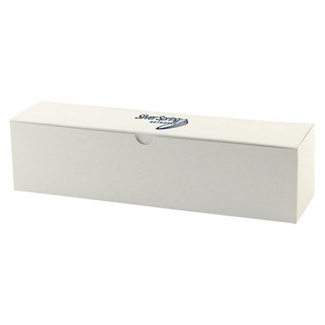 Gloss White - 1 Piece Top Tuck Gift Box - 12 x 3 x 3"