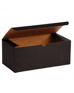 Black Pinstripe - 1 Piece Top Tuck Gift Box - 10 x 5 x 4"