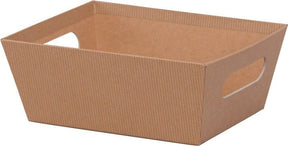 Kraft Stripes - Market Tray - 9 x 7 x 3-1/2"