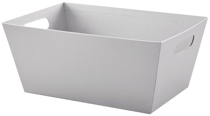 Silver Metallic - Market Tray - 14 x 9 x 6"