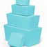 Blue - Ballotin Box - (1 lb) 6-5/8 x 3-3/4 x 3-1/2"