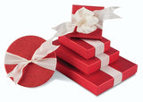 Sparkle Red - Rectangle Set Up Candy Box - (24 Pc.) 9-1/2 x 6-3/8 x 1-3/16"