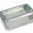 Silver - Rectangular w/ Hinged Lid - 3-5/8 x 5-1/2"