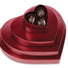Crimson Hearts - Heart Shaped Candy Box - (Mini) 3-5/16 x 2-3/4 x 1-3/8"