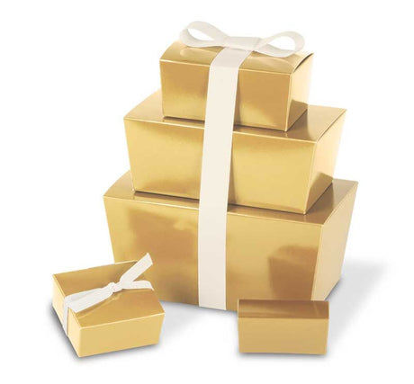 Dusty Gold - Ballotin Box - (1 lb) 6-5/8 x 3-3/4 x 3-1/2"