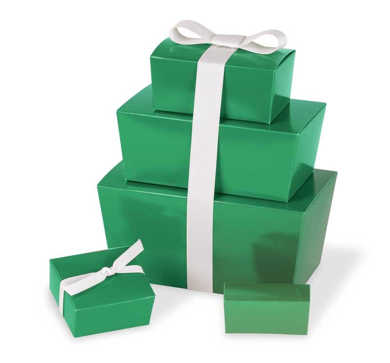 Emerald Green - Ballotin Box - (1/2 lb) 5-7/8 x 3-1/4 x 2-1/2"