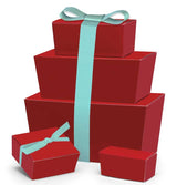 Red - Ballotin Box - (1 lb) 6-5/8 x 3-3/4 x 3-1/2"