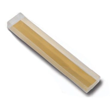 Clear - Gold Bottom Artisan Candy Box - (6 Pc.) 8-1/16 x 1-1/4 x 3/4"