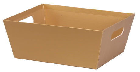 Gold Metallic - Market Tray - 12 x 9-1/2 x 4-1/2"