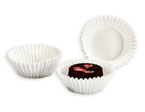 White - Candy Cups - 1-1/4 x 3/4"