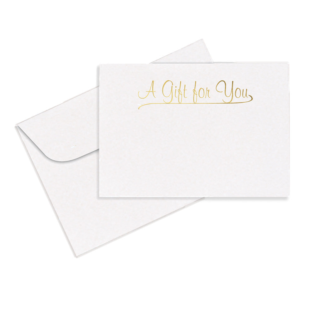 A Gift For You Enclosure Card with Envelope