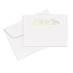 A Gift For You Enclosure Card with Envelope