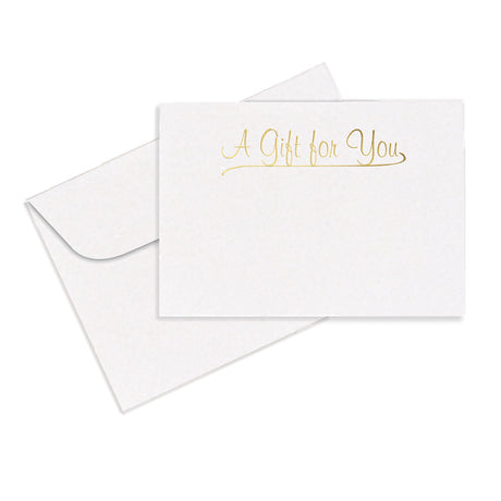 A Gift For You Enclosure Card with Envelope