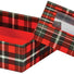 Christmas Plaid - Window Gourmet Gift Box - 5-1/2 x 5-1/2 x 2"