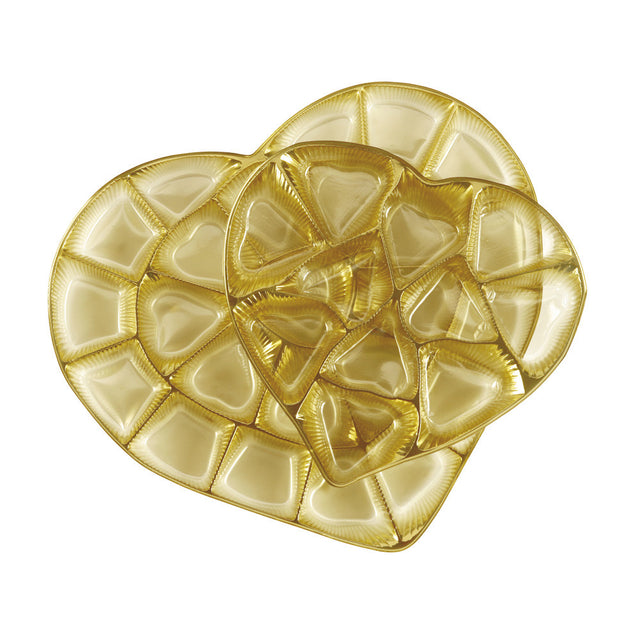 Gold - Heart Shaped Candy Tray