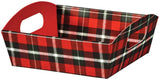 Christmas Plaid - Presentation Trays - 8-1/4 x 7-1/2 x 2-1/2"