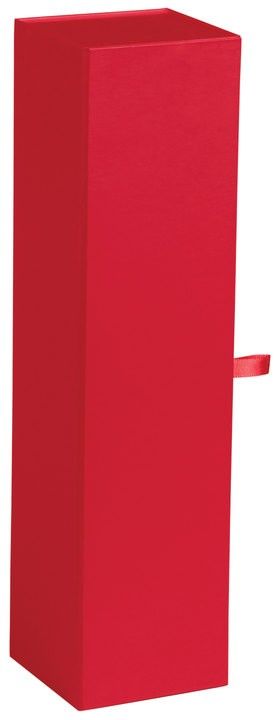 Red - Magnetic Closure Wine Gift Boxes - 3-1/8 x 3-1/4 x 13" (1 Bottle)