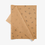 Dragon Flies SatinWrap printed tissue paper, folded sheets