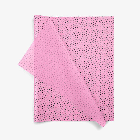 Speckled Raspberry SatinWrap printed tissue paper, folded sheets