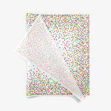 Confetti Dots SatinWrap printed tissue paper, folded sheets
