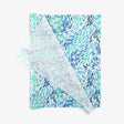 Sea Glass SatinWrap printed tissue paper, folded sheets