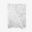 Black Marble SatinWrap printed tissue paper, folded sheets