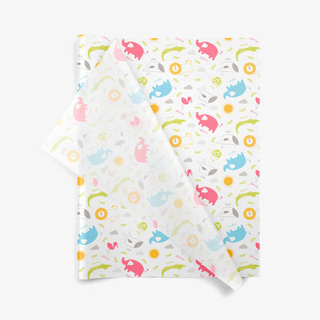 Safari Park SatinWrap printed tissue paper, folded sheets