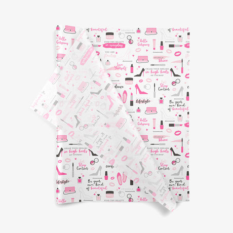 Rodeo Drive SatinWrap printed tissue paper, folded sheets