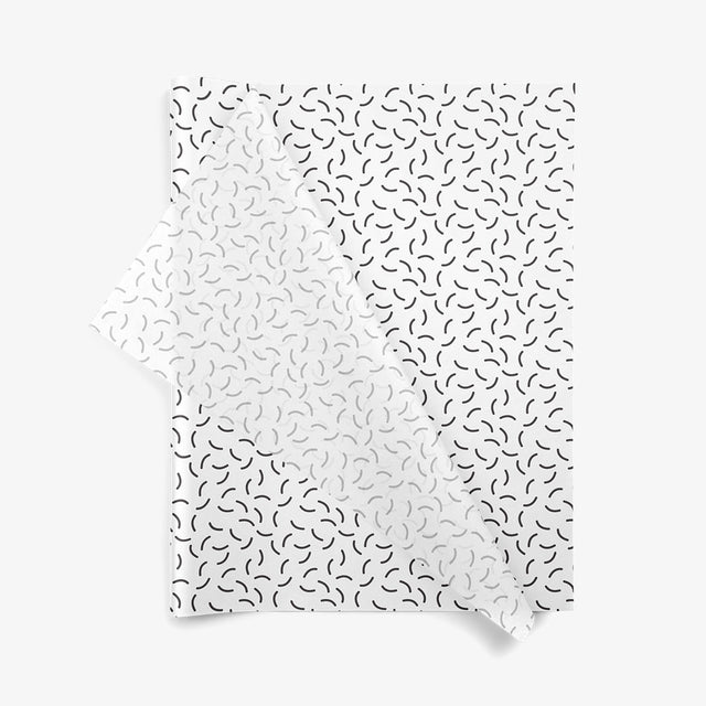 Squiggles SatinWrap printed tissue paper, folded sheets