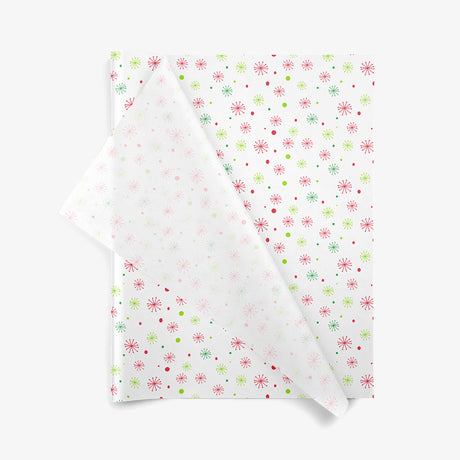 Seasons Greetings SatinWrap printed tissue paper, folded sheets