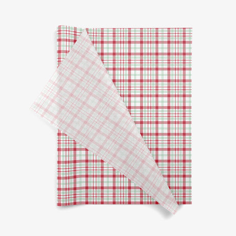 Perfectly Plaid SatinWrap printed tissue paper, folded sheets
