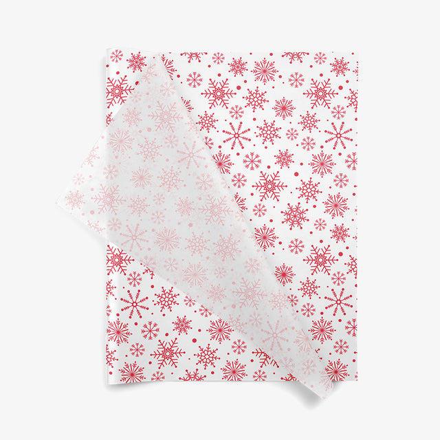 Spiraling Snowflakes gift tissue - 20 x 30 inches