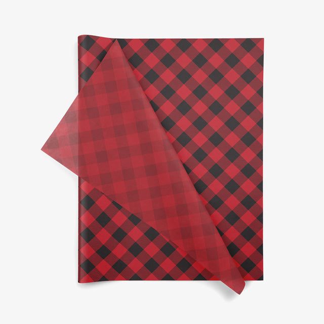 Buffalo Plaid gift tissue - 20 x 30 inches