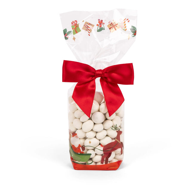 Santa's Sleigh - Hard Bottom Candy Bag - 1-3/4 x 1-3/4 x 8-1/2"