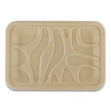 World Centric Fiber Trays, PLA Lined, PFAS Free, 1-Compartment, 8.2 x 5.7 x 0.7, Natural, Paper, 500/Carton