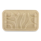 World Centric Fiber Trays, PLA Lined, PFAS Free, 1-Compartment, 8.3 x 4.9 x 0.7, Natural, Paper, 500/Carton