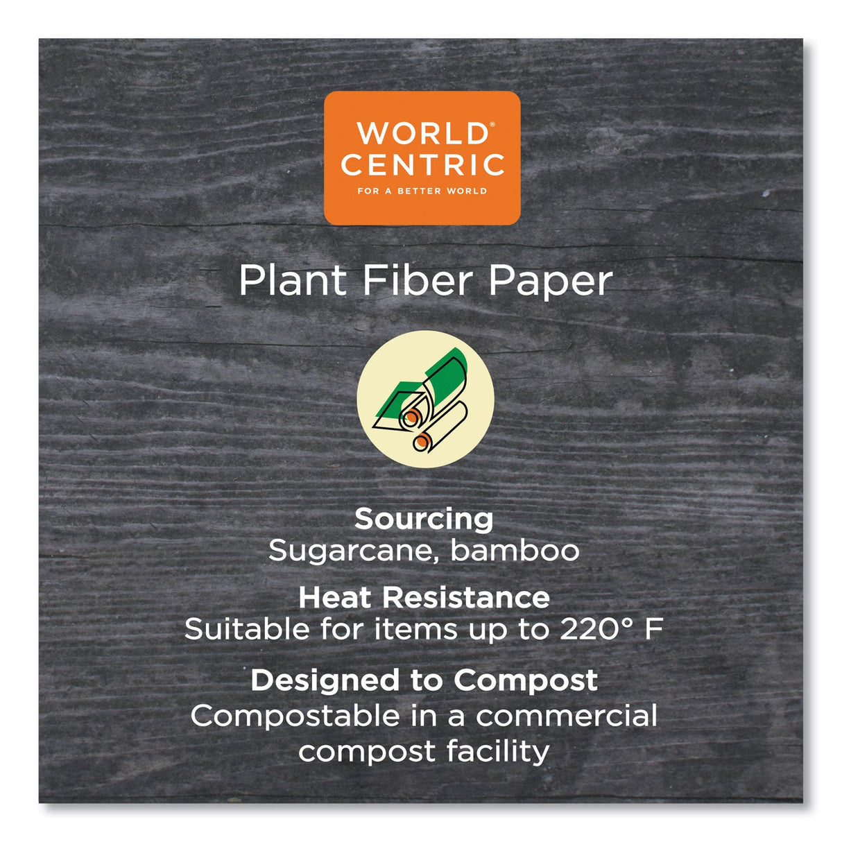 World Centric NoTree Paper Hot Cups, 10 oz, Natural, 1,000/Carton
