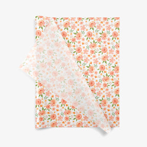 Peachy Blossoms gift tissue - 20 x 30 inches