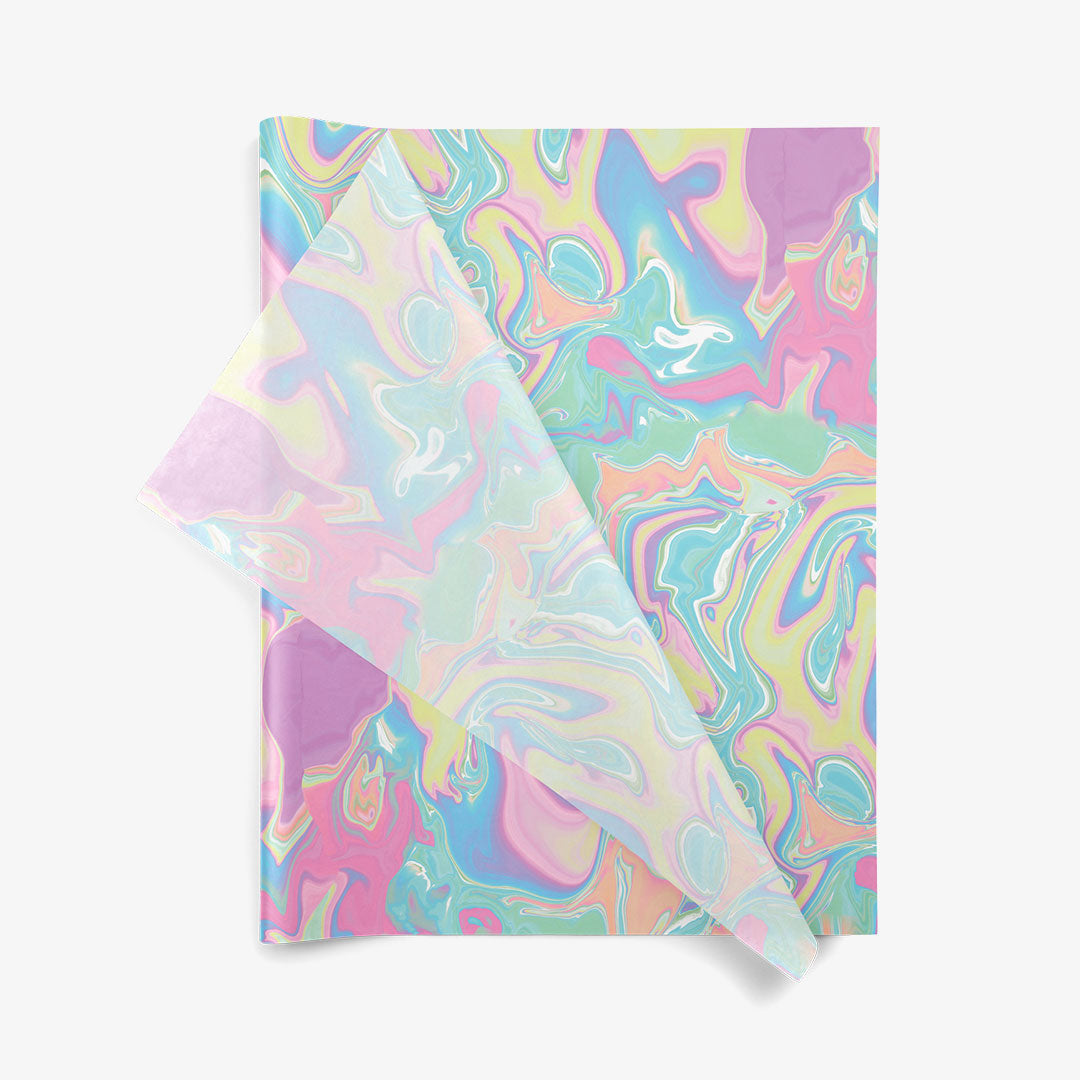 Iridescent Tides gift tissue - 20 x 30 inches