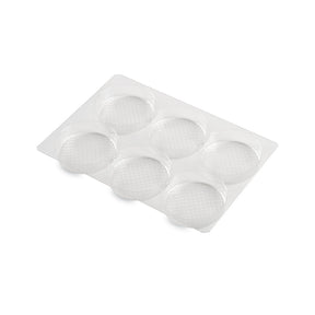 Clear - Oreo / Macaron Tray - (6 Pc.) 4-7/16 x 6-11/16 x 1/2" - Case/200