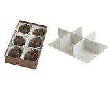 White - Jumbo Strawberry Insert - (6 Pc.) Insert - Pack/50
