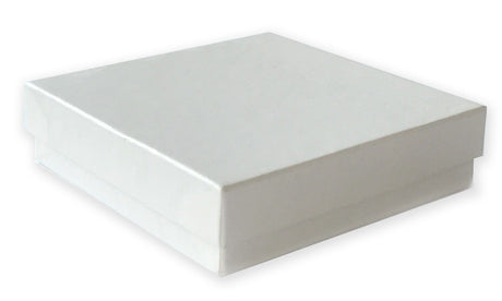 Glossy White - Jewelry Box - 2 x 1-1/2 x 5/8"