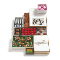 Natural Kraft Base / Clear Lid - Presentation Box - 10 x 7 x 2"