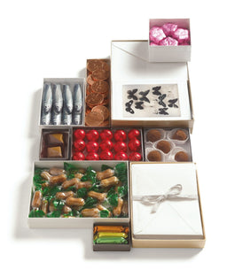 Natural Kraft Base / Clear Lid - Presentation Box - 8-5/8 x 5-5/8 x 1-3/8"
