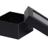 Black - Window Gourmet Gift Box - 3-1/2 x 3-1/2 x 2"