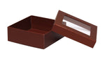 Chocolate - Window Gourmet Gift Box - 5-1/2 x 5-1/2 x 2"