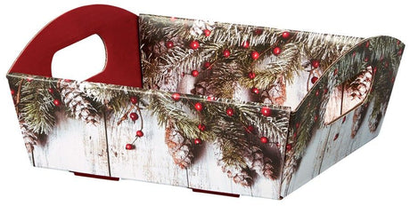 Rustic Winter - Presentation Trays - 8-1/4 x 7-1/2 x 2-1/2"