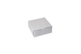 White/Kraft Interior - 1 Pc. Cake Box - 6 x 6 x 2-1/2"